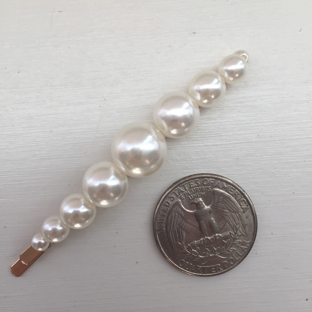 🔴5/$15⚠️𝗖𝗟𝗘𝗔𝗥𝗔𝗡𝗖𝗘⚠️Pearl Hairpin NEW - Picture 6 of 8